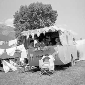 At the camping site, Germany 1958 At the camping site, Germany 1958